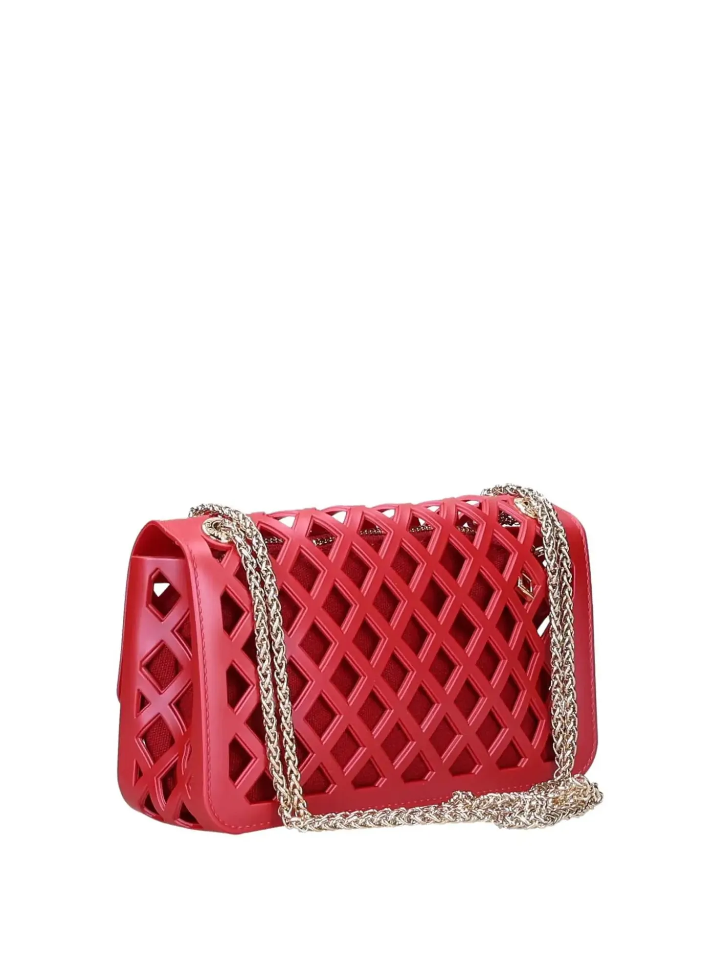 BORSA A MANO DONNA - MARC ELLIS ROSSO-ORO - FLAT BASKET