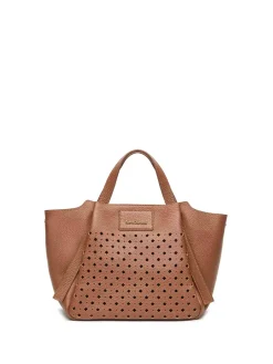 BORSA A MANO DONNA - NERO GIARDINI CUOIO - E644230D
