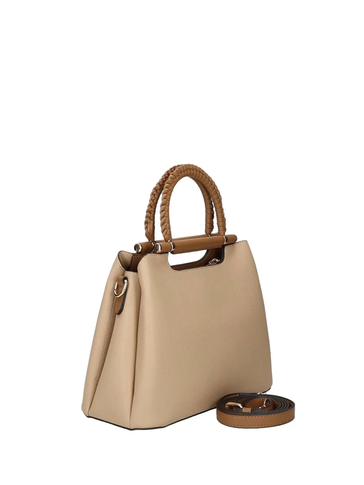 BORSA A MANO DONNA - NINI BEIGE - 26313