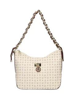 BORSA A MANO DONNA - POLLINI AVORIO-MARRONE - TE8517PP0HQ11