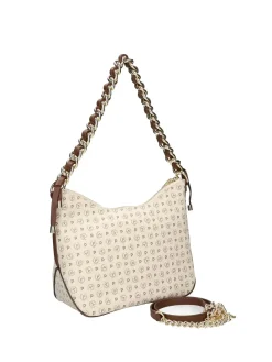 BORSA A MANO DONNA - POLLINI AVORIO-MARRONE - TE8517PP0HQ11