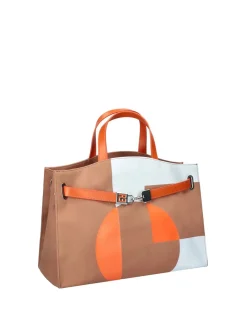 BORSA A MANO DONNA - REBELLE ARANCIO - REB0188 P0021