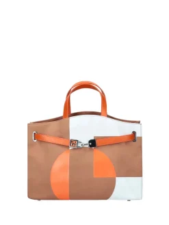 BORSA A MANO DONNA - REBELLE ARANCIO - REB0188 P0021
