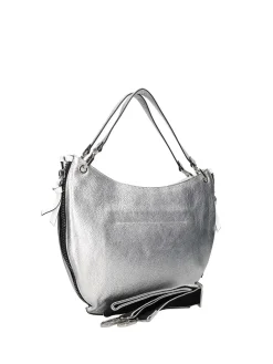BORSA A MANO DONNA - REBELLE ARGENTO-BIANCO - REB0165 P0025