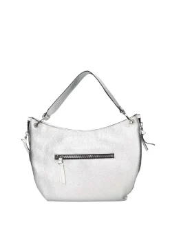 BORSA A MANO DONNA - REBELLE ARGENTO-BIANCO - REB0165 P0025