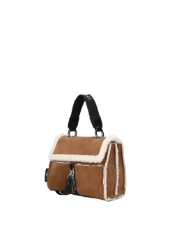 BORSA A MANO DONNA - REBELLE MARRONE - REB0285 P0048