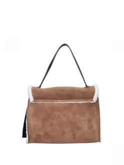 BORSA A MANO DONNA - REBELLE MARRONE - REB0283 P0048