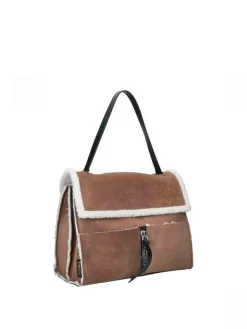 BORSA A MANO DONNA - REBELLE MARRONE - REB0283 P0048