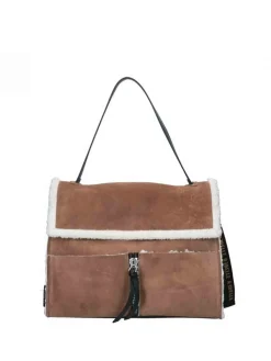 BORSA A MANO DONNA - REBELLE MARRONE - REB0283 P0048