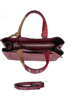 BORSA A MANO DONNA - REBELLE ROSSO - REB0257 P0001