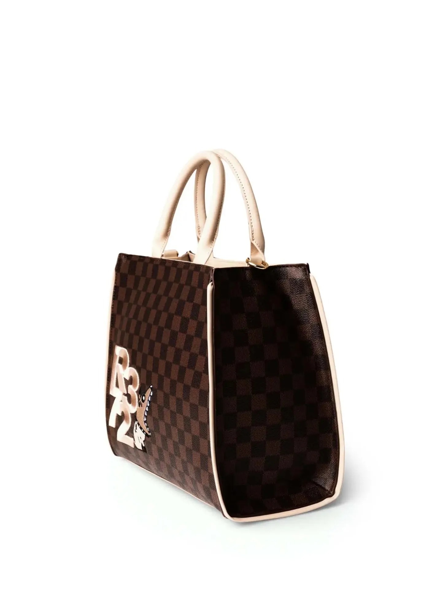 BORSA A MANO DONNA - R372 MARRONE - B001