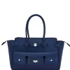 BORSA A MANO DONNA - SAVE MY BAG BLU - S62-CLARA-L-LY