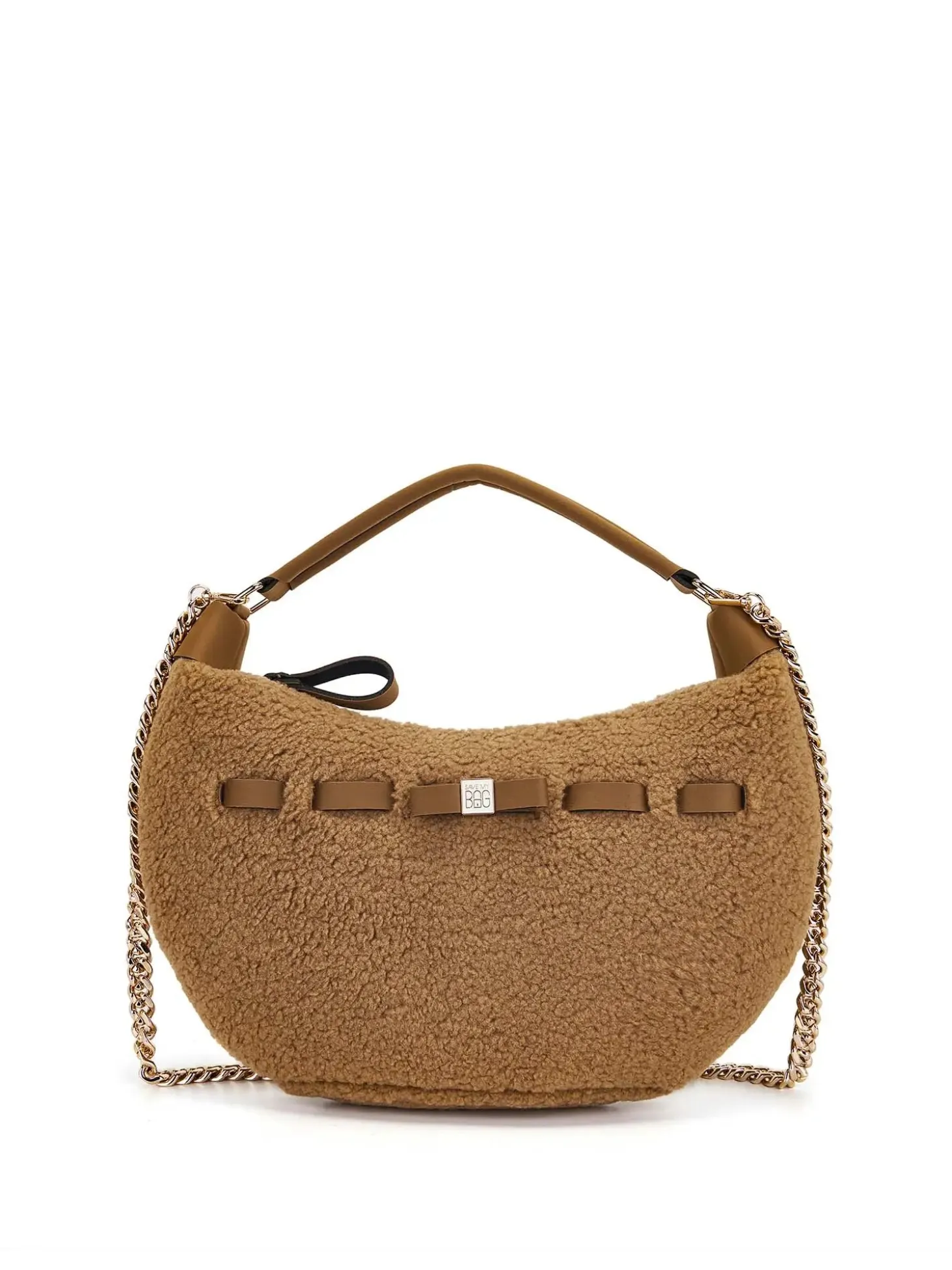 BORSA A MANO DONNA - SAVE MY BAG CAMEL - S62-ARIANNA-U-FUL
