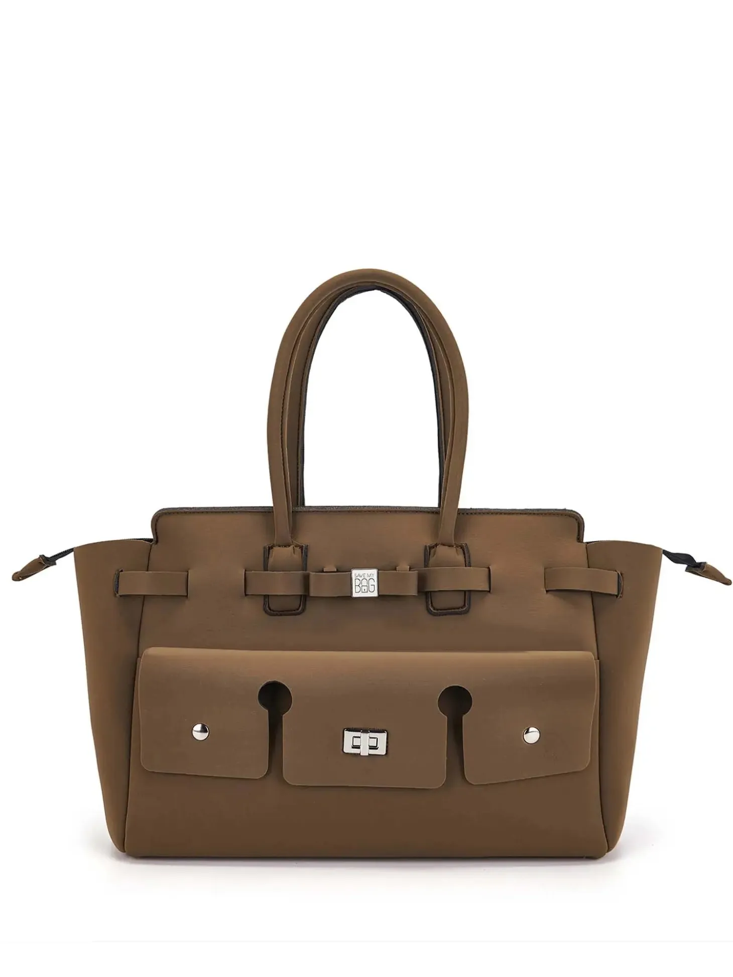 BORSA A MANO DONNA - SAVE MY BAG FANGO - S62-CLARA-L-LY