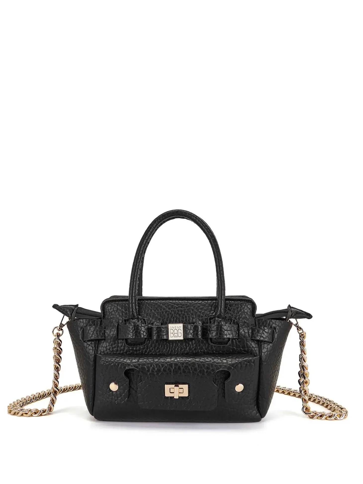 BORSA A MANO DONNA - SAVE MY BAG NERO - S62-CLARA-S-PUB
