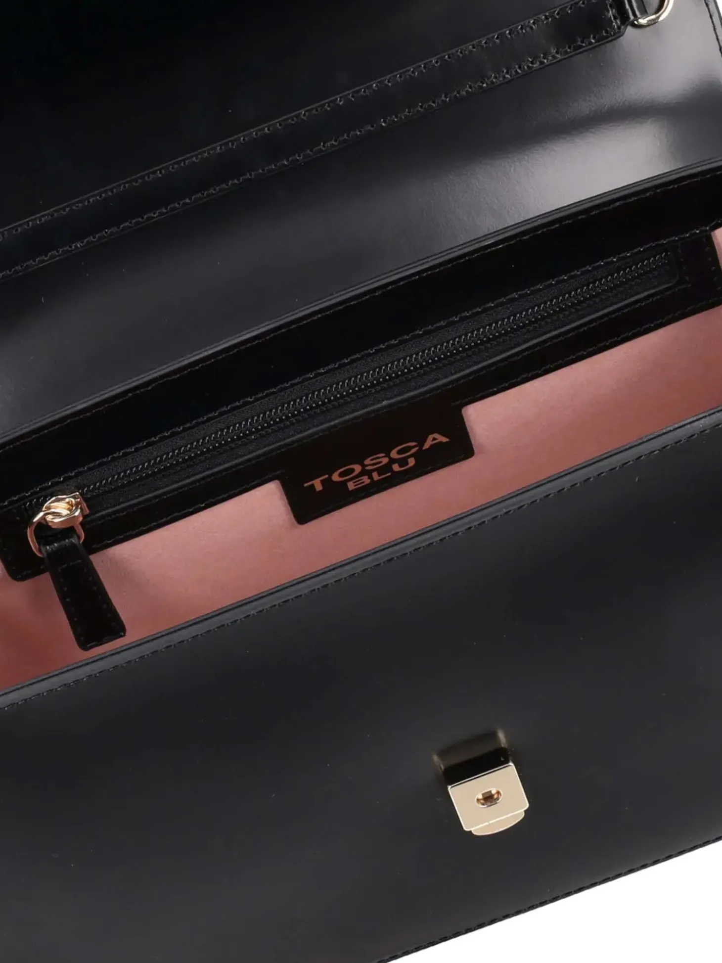 BORSA A MANO DONNA - TOSCA BLU NERO - TF26TB392