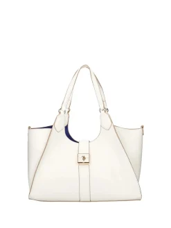 BORSA A MANO DONNA - US POLO ASSN. BIANCO - BEUMF9043WVP