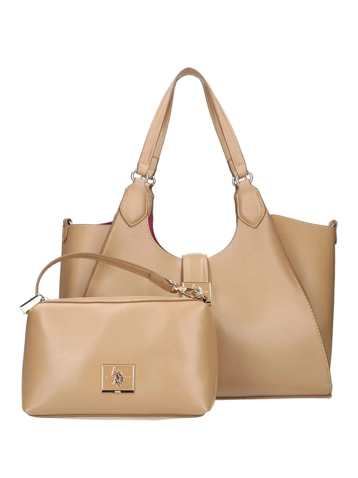 BORSA A MANO DONNA - US POLO ASSN. POLVERE - BEUMF9043WVP