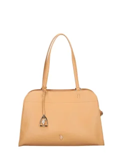 BORSA A MANO DONNA - US POLO ASSN. CAMEL - BEUJE9095WVP