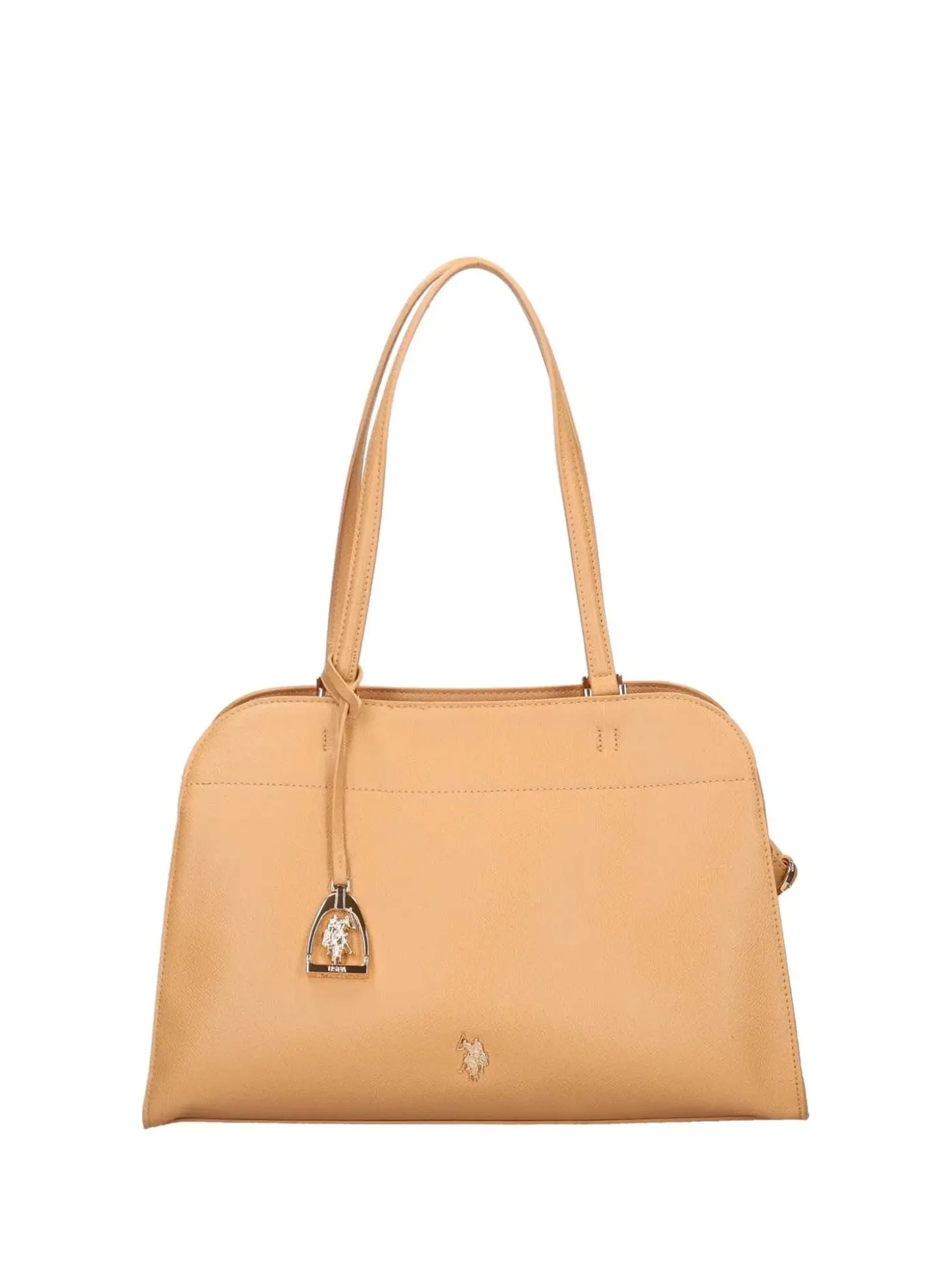 BORSA A MANO DONNA - US POLO ASSN. CAMEL - BEUJE9095WVP