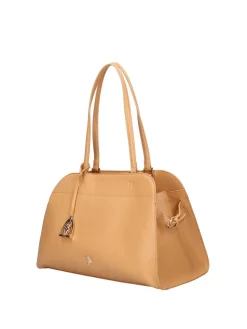 BORSA A MANO DONNA - US POLO ASSN. CAMEL - BEUJE9095WVP