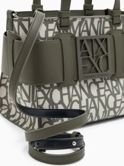 BORSA A SPALLA DONNA - ARMANI EXCHANGE SABBIA - 942690 3F742
