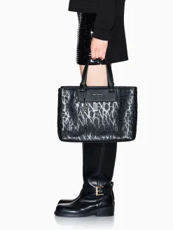 BORSA A SPALLA DONNA - ARMANI EXCHANGE NERO - XW001222 AF15774