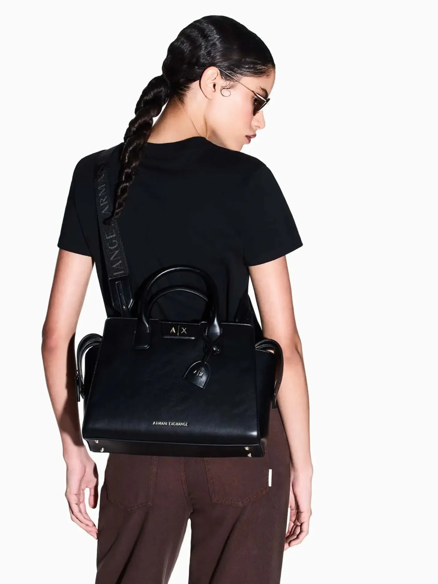 BORSA A SPALLA DONNA - ARMANI EXCHANGE NERO - XW002158 AF19892