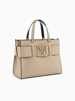 BORSA A SPALLA DONNA - ARMANI EXCHANGE SABBIA - 942689 0A874
