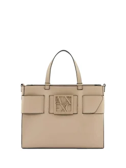 BORSA A SPALLA DONNA - ARMANI EXCHANGE SABBIA - 942689 0A874