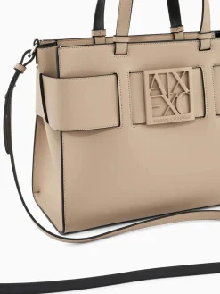 BORSA A SPALLA DONNA - ARMANI EXCHANGE SABBIA - 942689 0A874