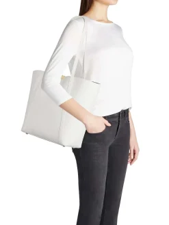 BORSA A SPALLA DONNA - BRACCIALINI BIANCO - B19035-PP
