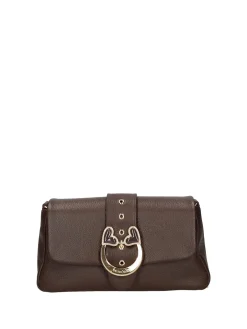BORSA A SPALLA DONNA - BRACCIALINI MARRONE - B19325-PP