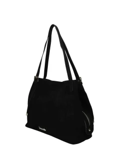 BORSA A SPALLA DONNA - BRACCIALINI NERO - B19373-PP