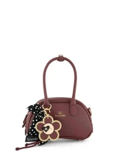 BORSA A SPALLA DONNA - BRACCIALINI BORDEAUX - B19225-YY