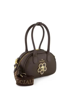 BORSA A SPALLA DONNA - BRACCIALINI MARRONE - B19213-YY