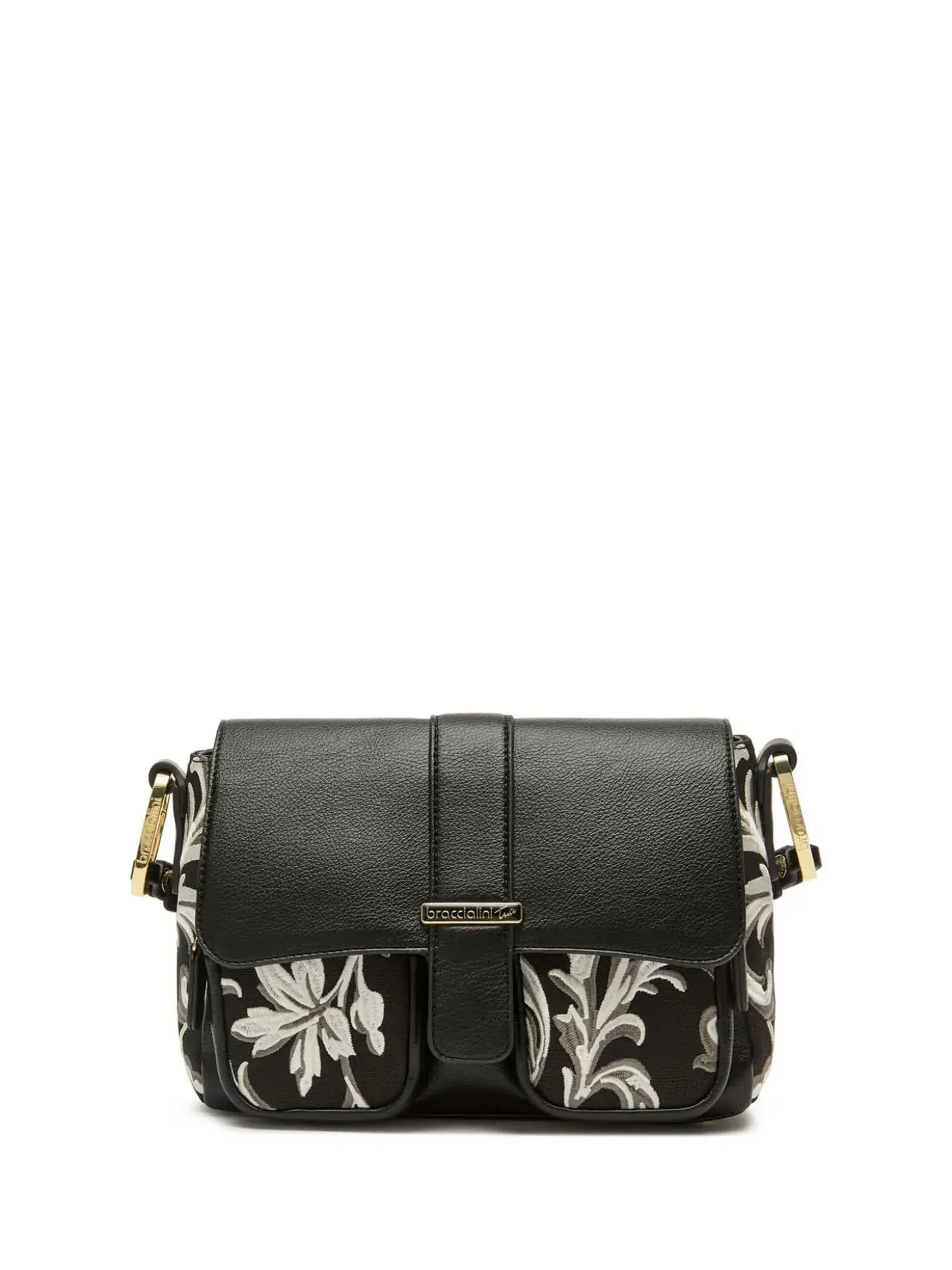 BORSA A SPALLA DONNA - BRACCIALINI NERO - B19120-TY