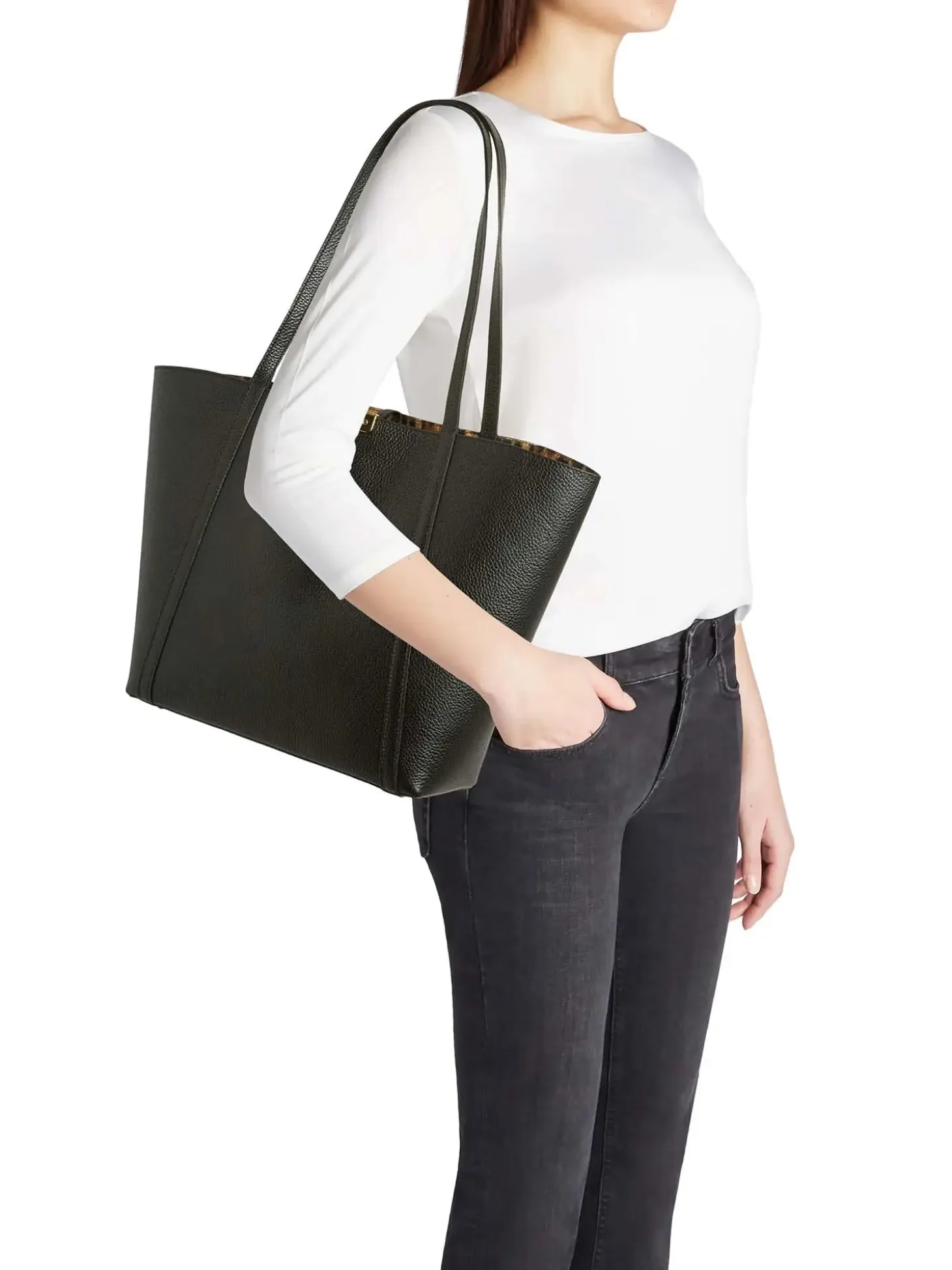 BORSA A SPALLA DONNA - BRACCIALINI NERO - B19035-PP