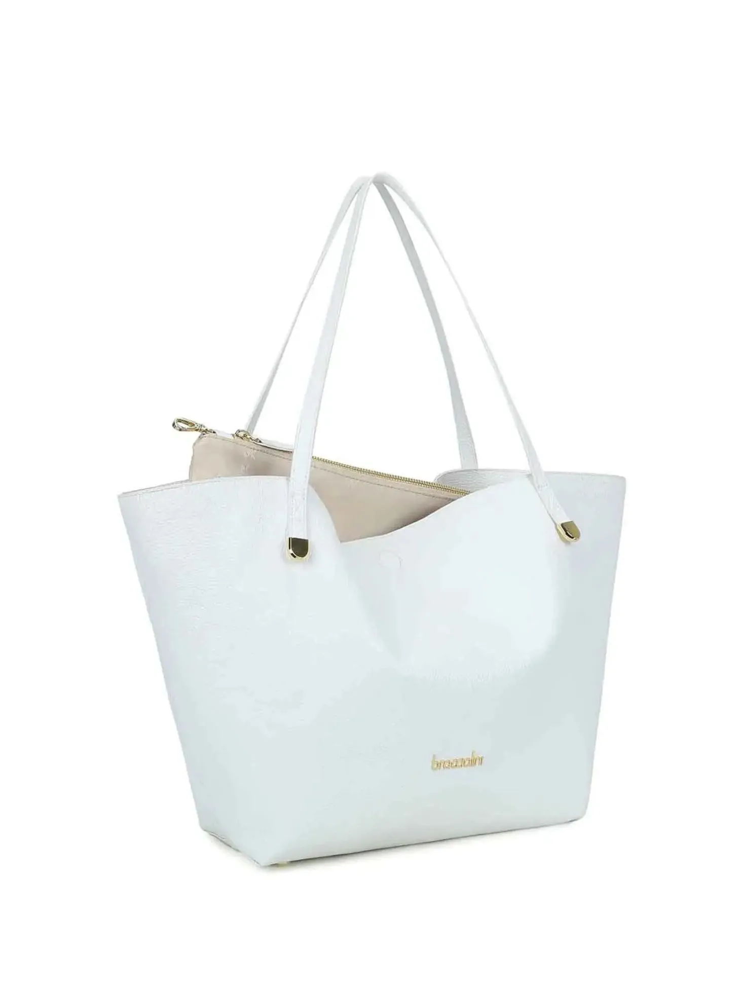BORSA A SPALLA DONNA - BRACCIALINI BIANCO - B19031-PP
