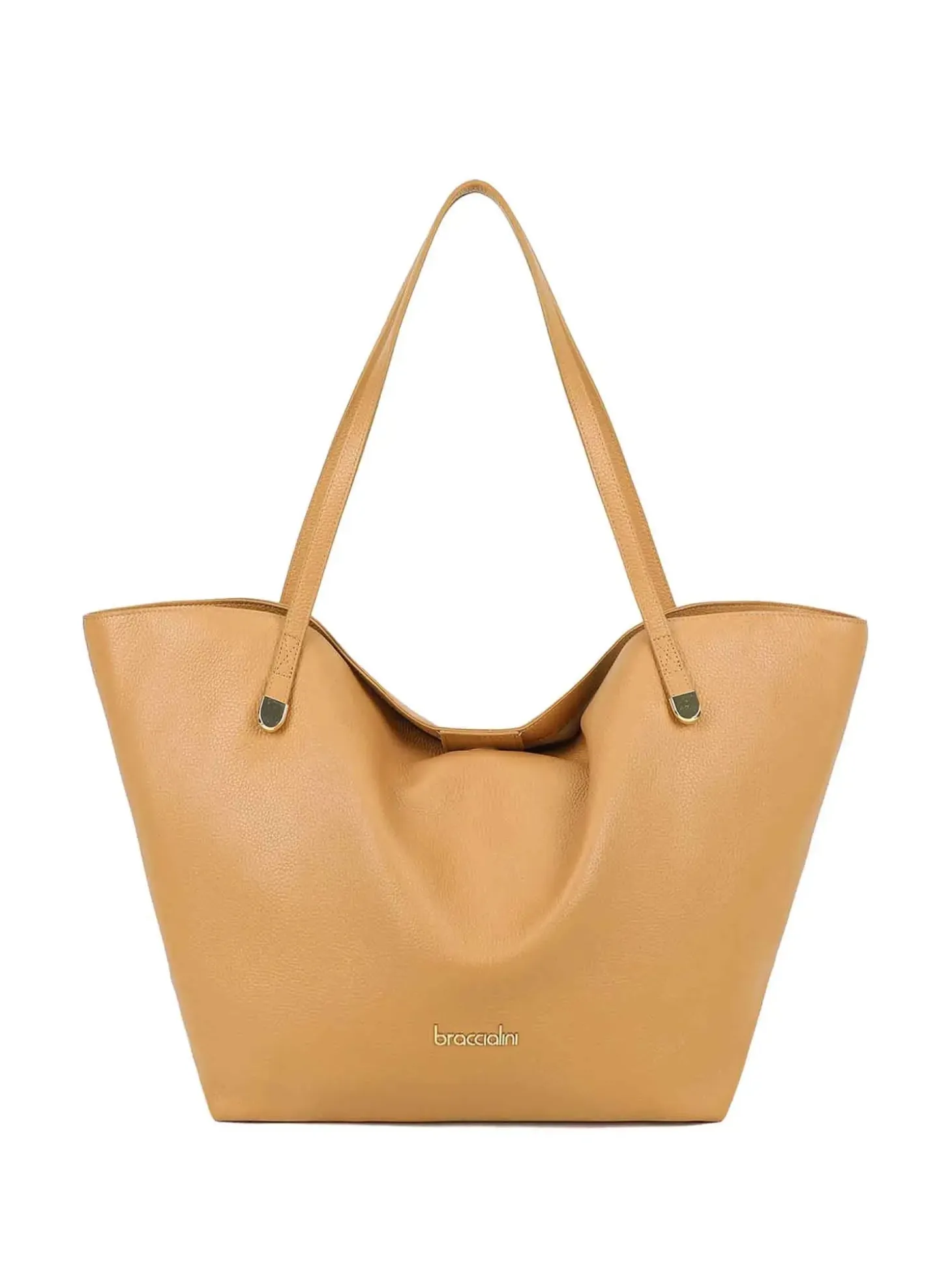 BORSA A SPALLA DONNA - BRACCIALINI BEIGE - B19031-PP