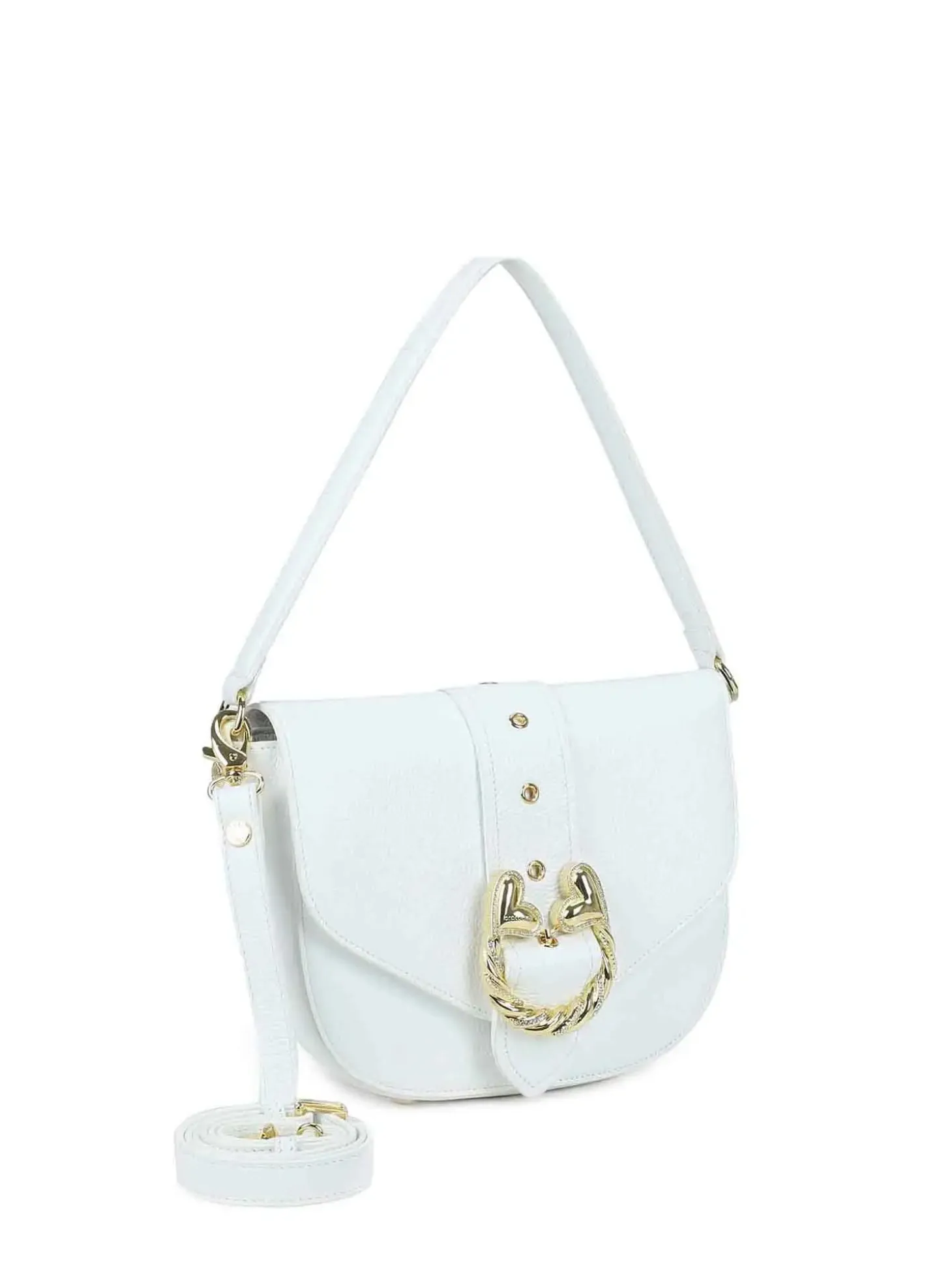 BORSA A SPALLA DONNA - BRACCIALINI BIANCO - B18890-PP