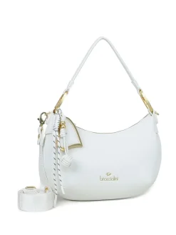 BORSA A SPALLA DONNA - BRACCIALINI BIANCO - B18842-YY