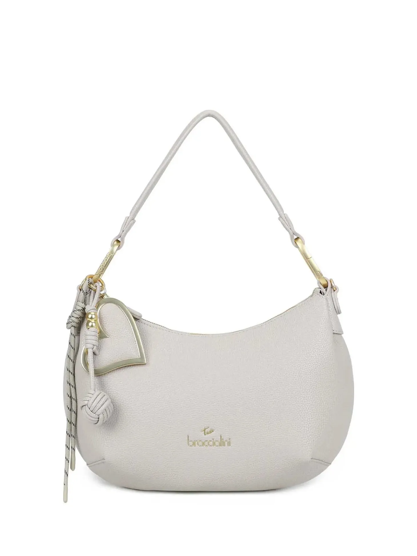 BORSA A SPALLA DONNA - BRACCIALINI GRIGIO - B18842-YY