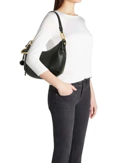 BORSA A SPALLA DONNA - BRACCIALINI NERO - B18842-YY