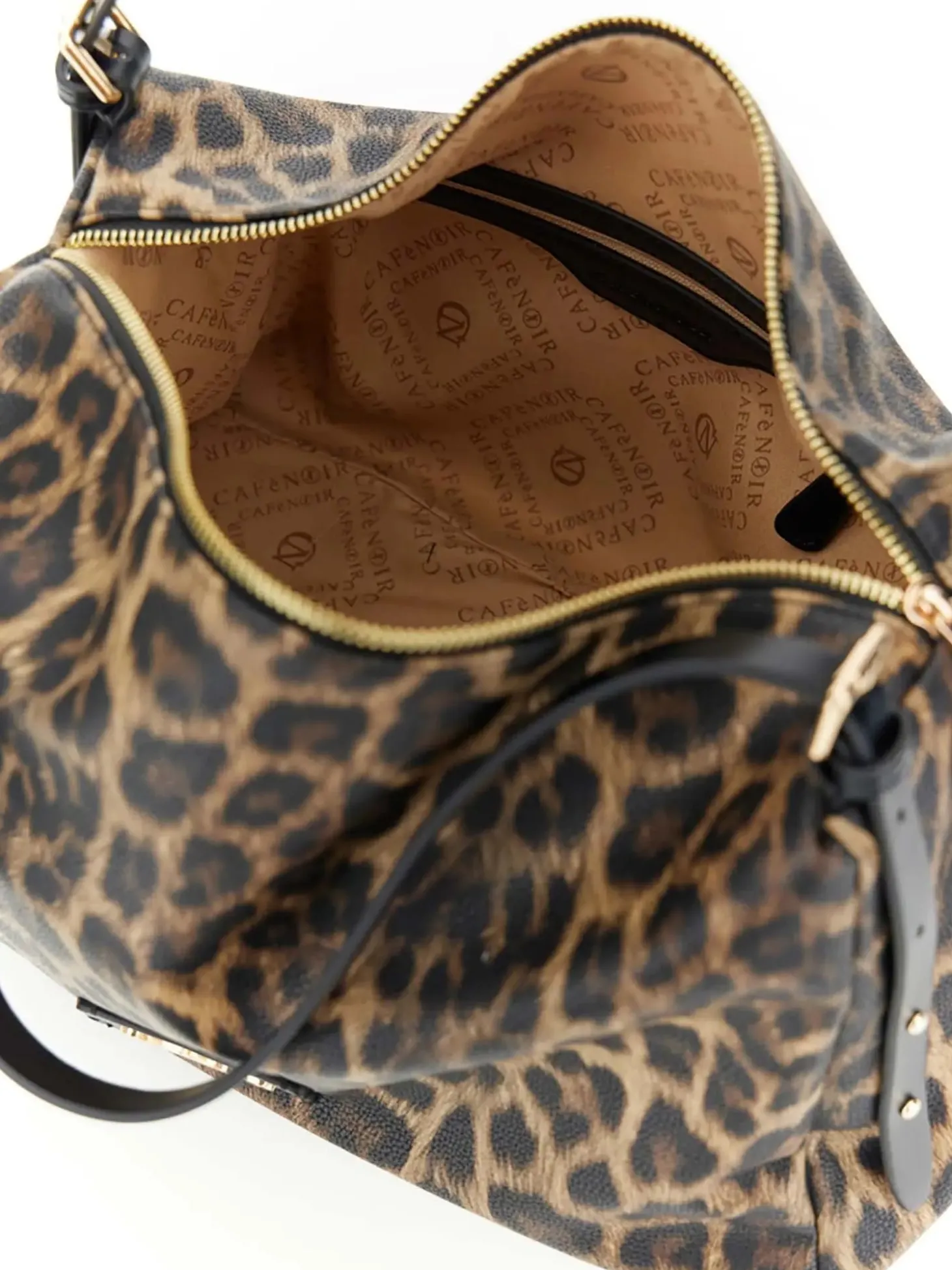 BORSA A SPALLA DONNA - CAFE NOIR LEOPARDO - C3NN1102