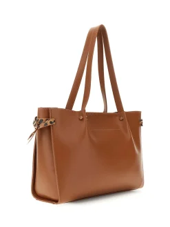 BORSA A SPALLA DONNA - CAFE NOIR CUOIO - C3BB1108