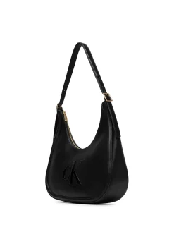 BORSA A SPALLA DONNA - CALVIN KLEIN NERO - LV04F3427G