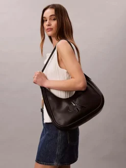 BORSA A SPALLA DONNA - CALVIN KLEIN NERO - LV04F3427G
