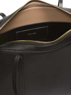 BORSA A SPALLA DONNA - CALVIN KLEIN NERO - LV04F3735G