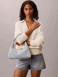 BORSA A SPALLA DONNA - CALVIN KLEIN DENIM - LV04F3431G